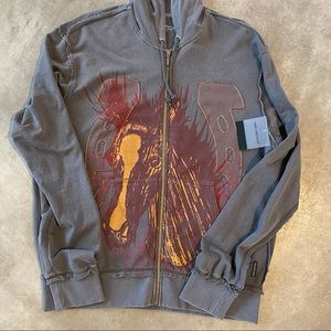 Calvin Klein Jeans Men’s Full Zip Hoodie Large NWT